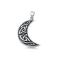 Silver Pendant - Celtic Moon