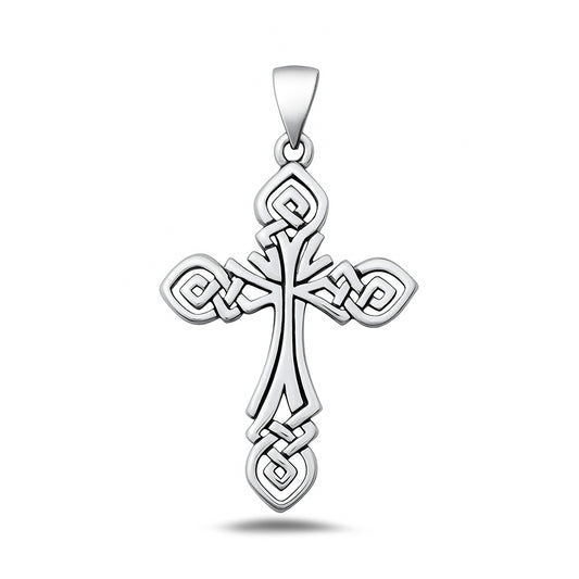 Silver Pendant - Celtic Cross