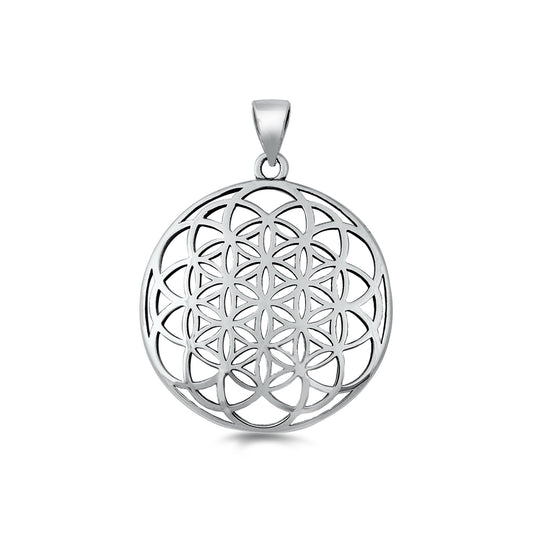 Silver Pendant - Mandala