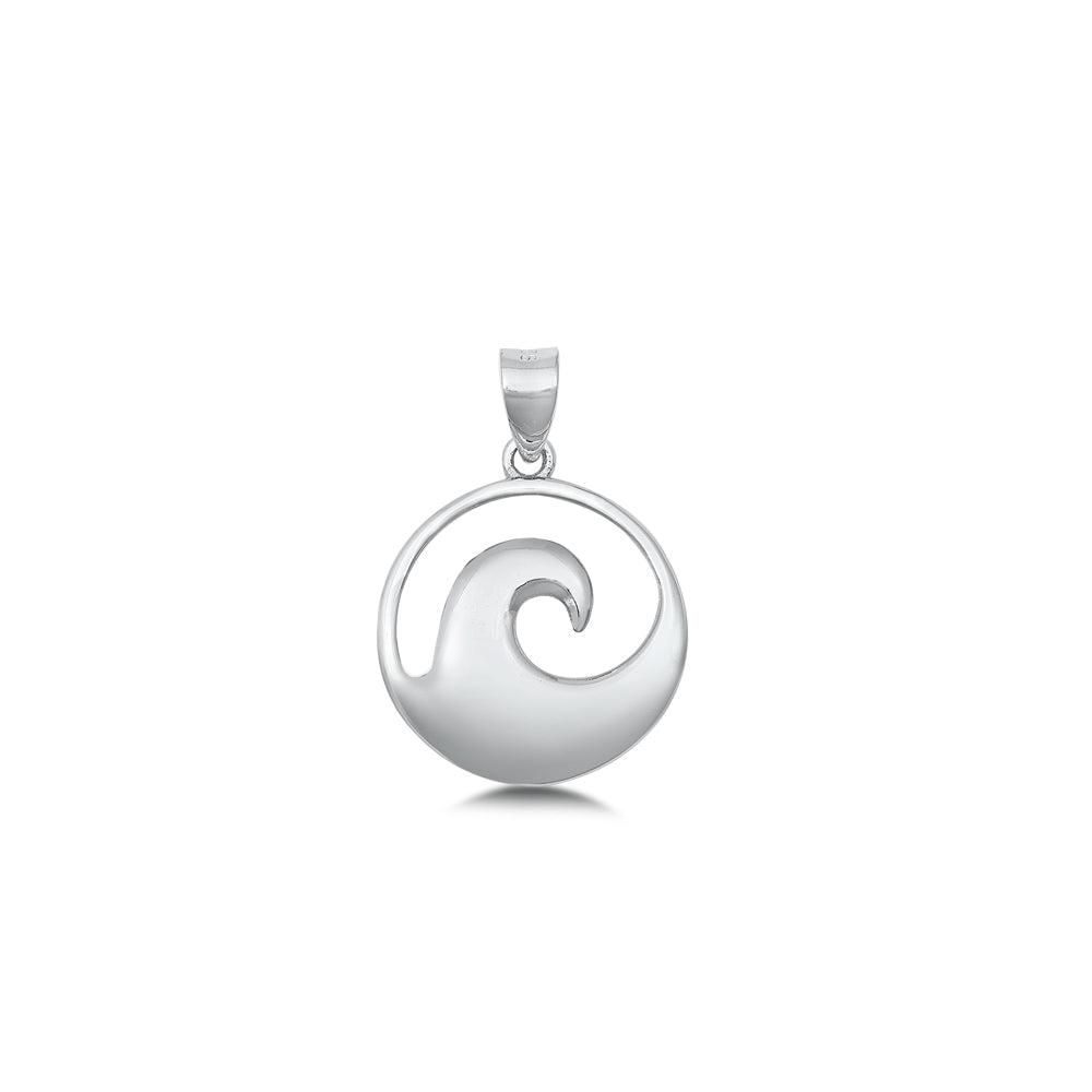 Silver Pendant - Wave