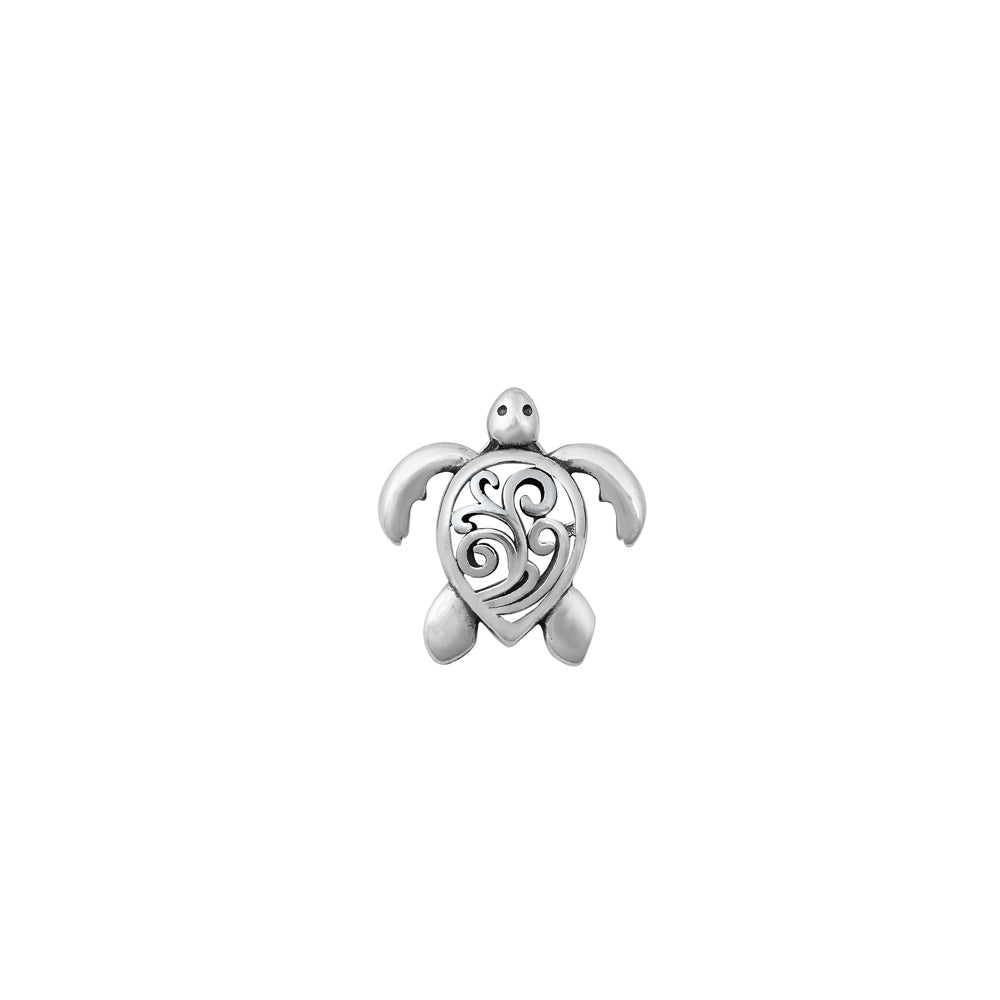 Silver Pendant - Turtle