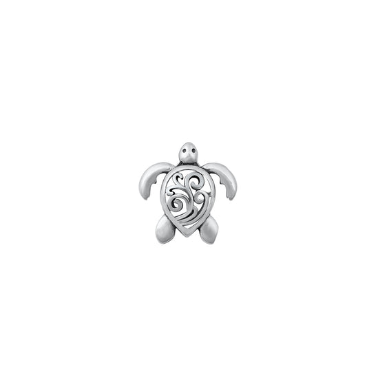 Silver Pendant - Turtle