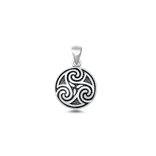 Silver Pendant - Triskele