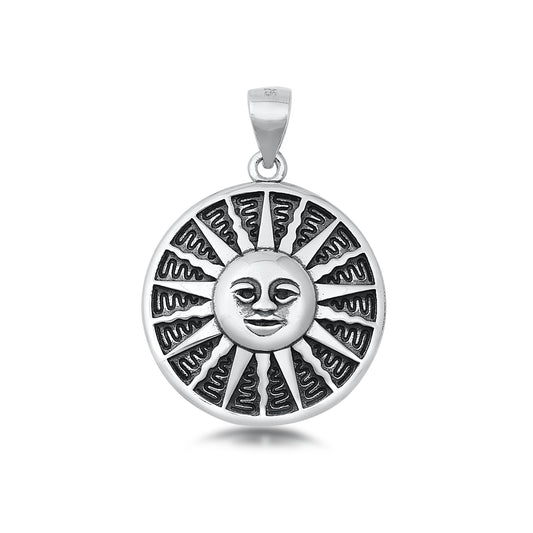 Silver Pendant - Sun