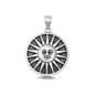 Silver Pendant - Sun