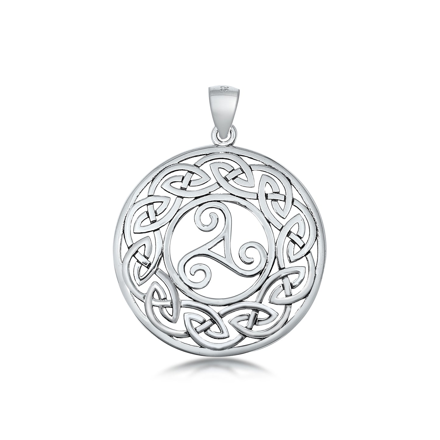 Silver Pendant - Triskelion