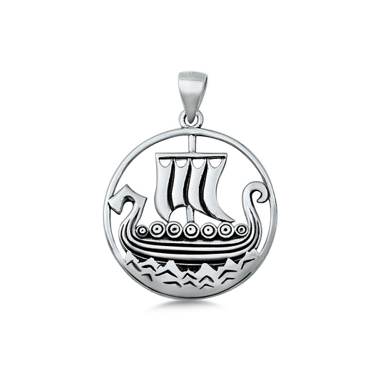 Silver Pendant - Sailboat