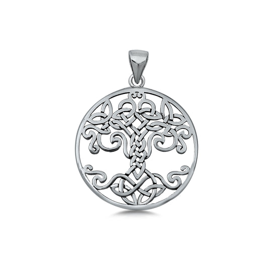 Silver Pendant - Celtic Tree of Life