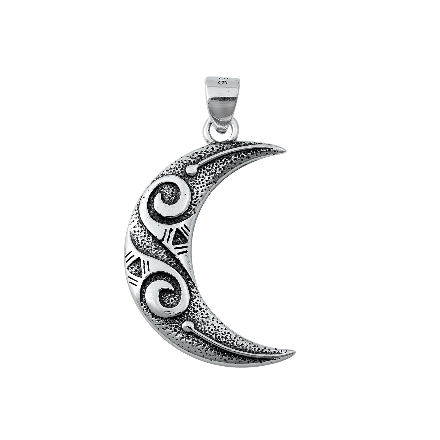 Silver Pendant - Crescent Moon