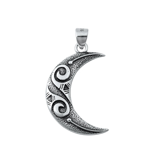 Silver Pendant - Crescent Moon