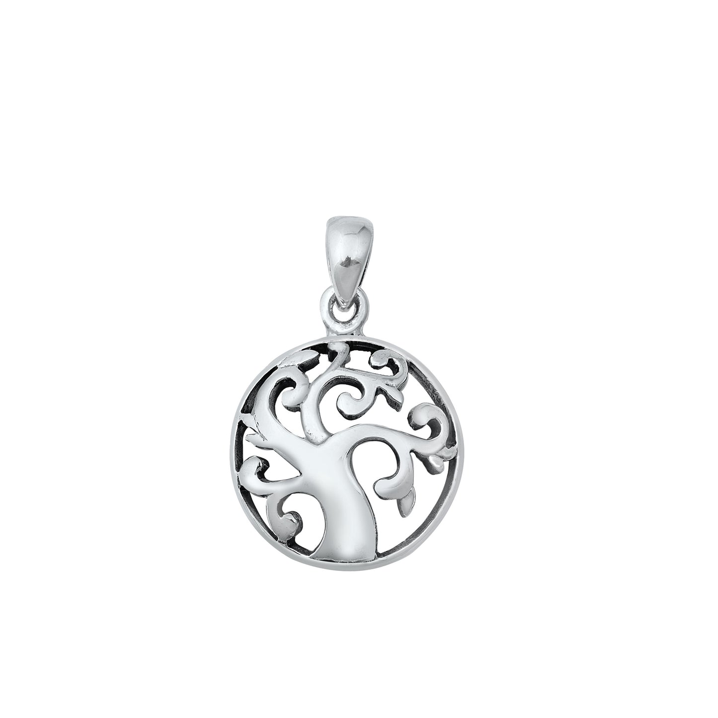 Silver Pendant - Tree