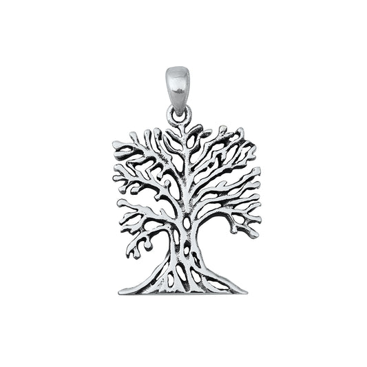 Silver Pendant - Tree