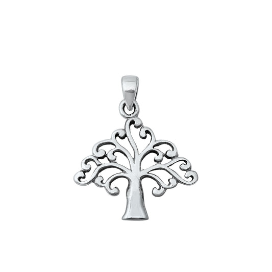 Silver Pendant - Tree