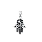 Silver Pendant - Hamsa