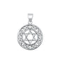Silver Pendant - Celtic Star