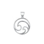 Silver Pendant - Wave