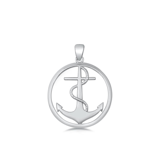 Silver Pendant - Anchor