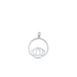 Silver Pendant - Lotus