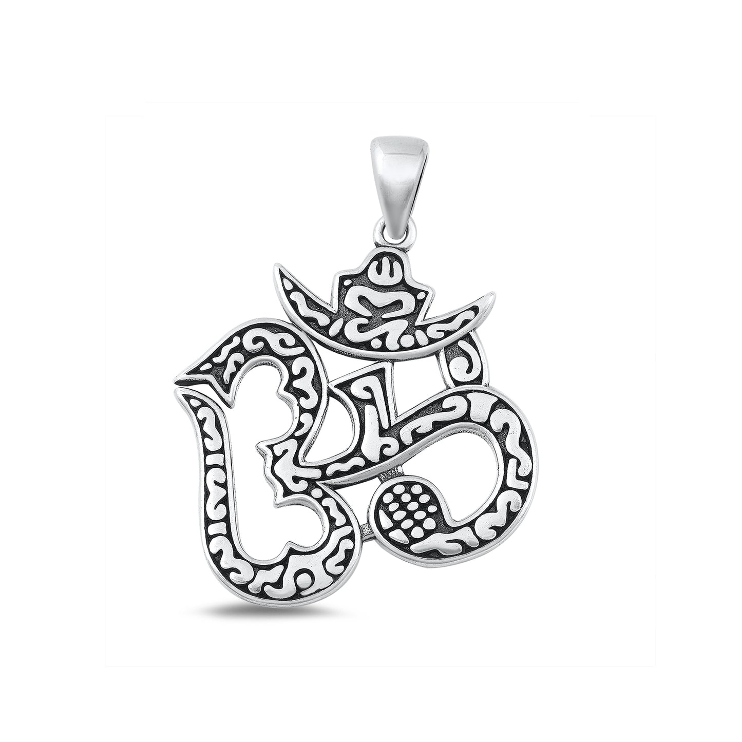 Silver Pendant - Om