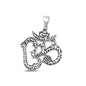 Silver Pendant - Om