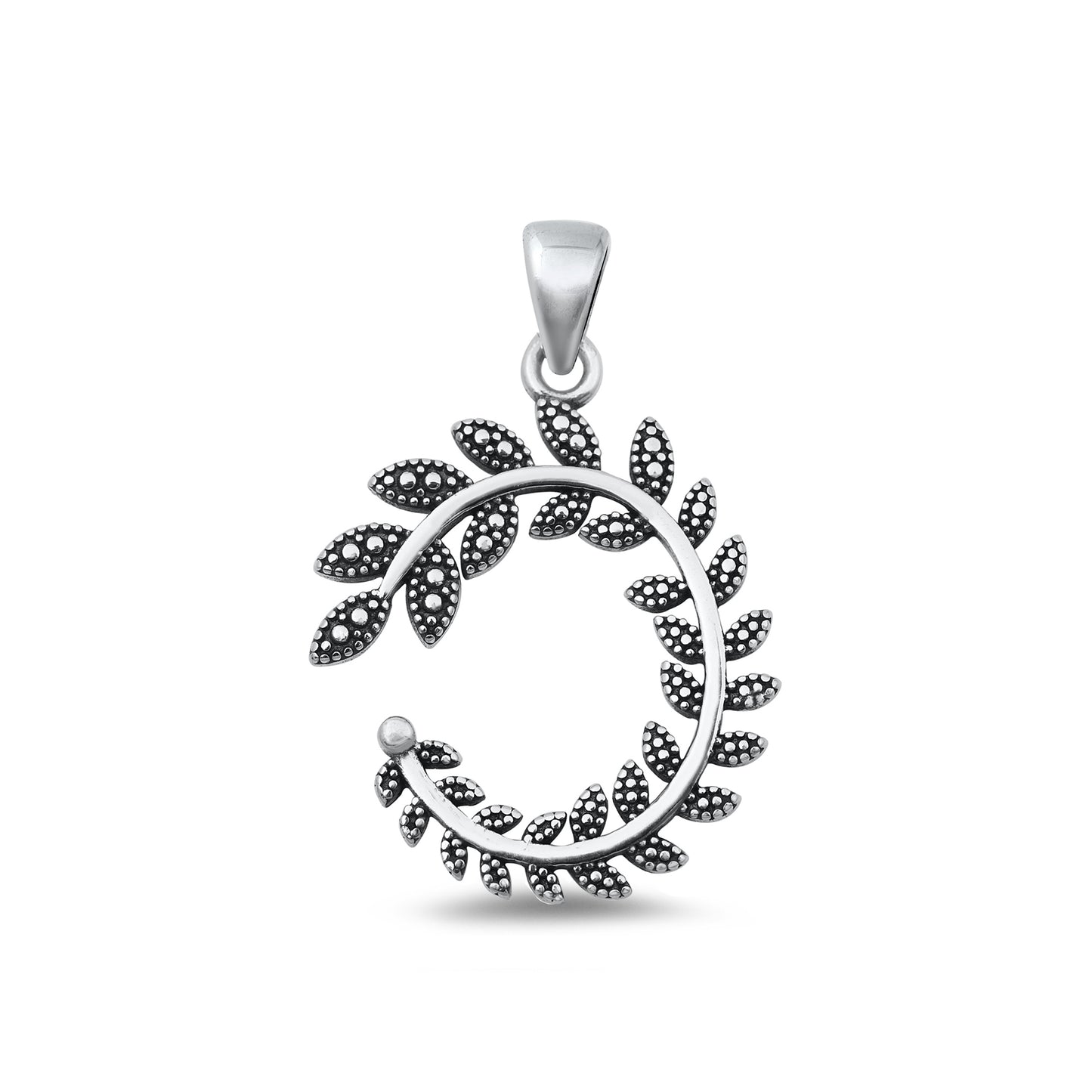 Silver Pendant - Bali Fern