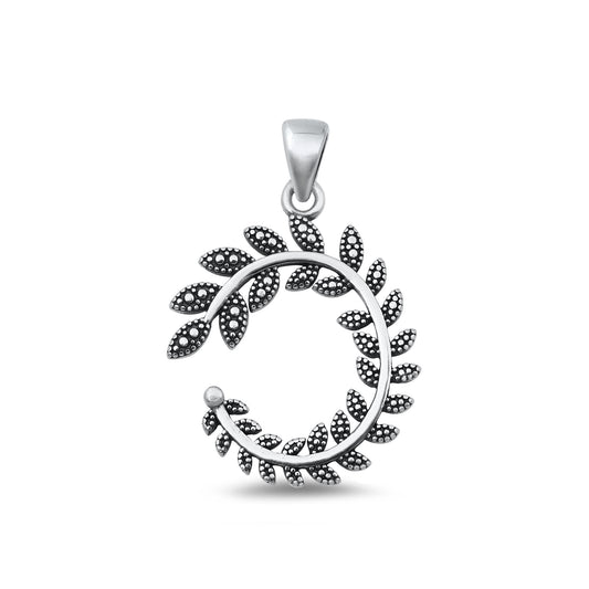 Silver Pendant - Bali Fern