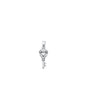 Silver Pendant - Heart & Key