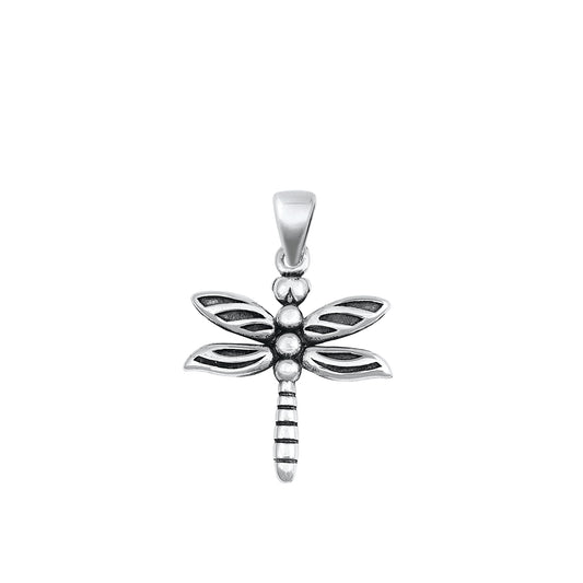 Silver Pendant - Dragonfly