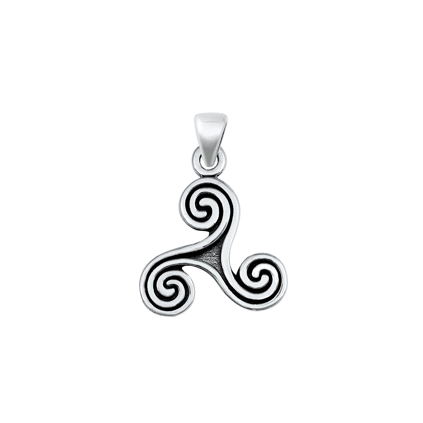 Silver Pendant - Triskele