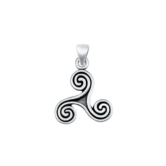 Silver Pendant - Triskele