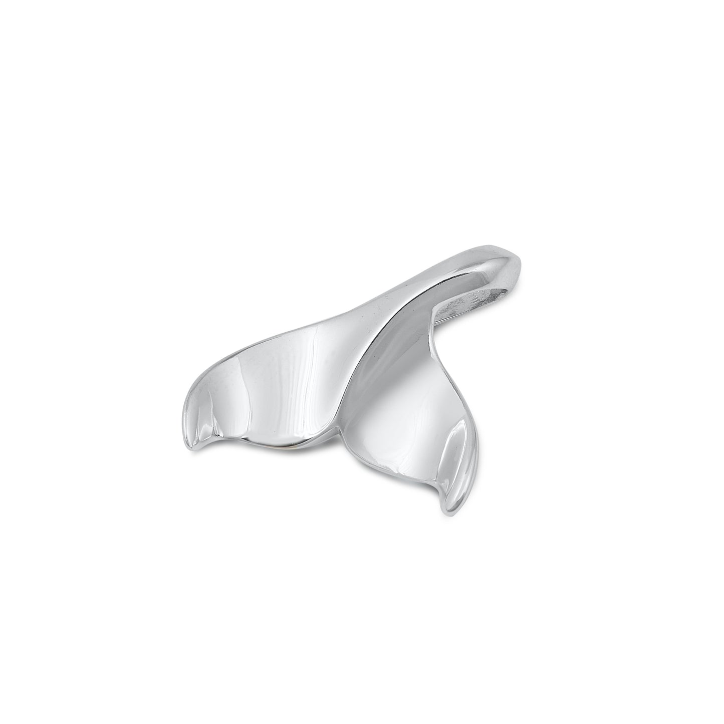 Silver Pendant - Whale Tail