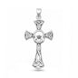 Silver Pendant - Claddagh Celtic Cross