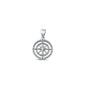 Silver Pendant - Compass
