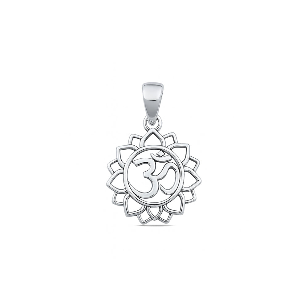 Silver Pendant - Om