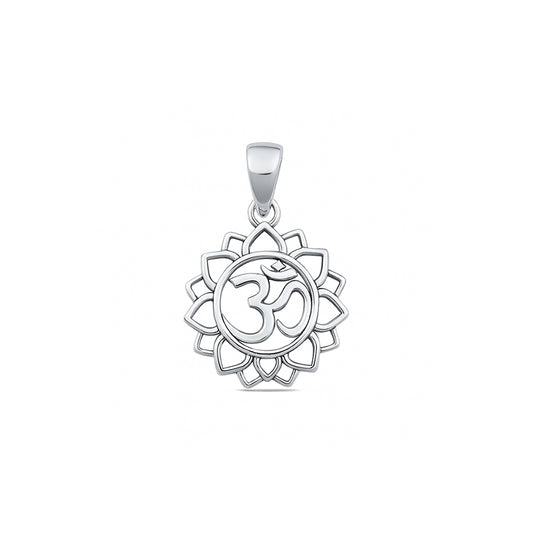 Silver Pendant - Om
