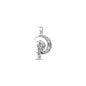 Silver Pendant - Celtic Bird & Moon