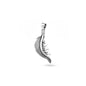 Silver Pendant - Feather