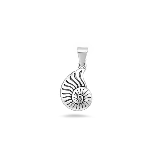 Silver Pendant - Seashell