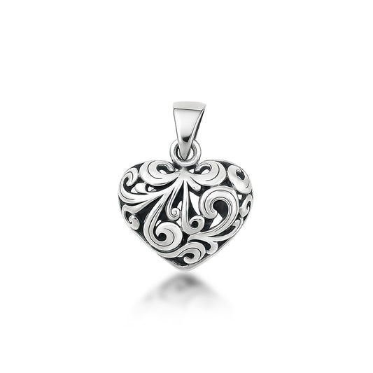 Silver Pendant - Heart