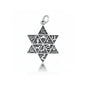 Silver Pendant - Tribes of Israel & Star of David