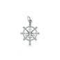 Silver Pendant - Helm & Anchor