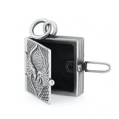 Silver Pendant - Eagles Locket Book