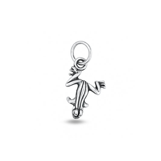 Silver Pendant - Frog