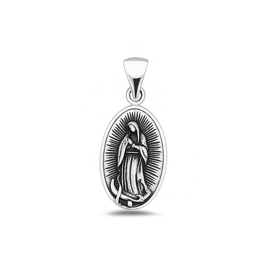 Silver Pendant - Virgin Mary