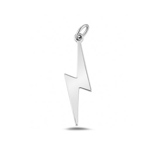 Silver Pendant - Lightning Bolt