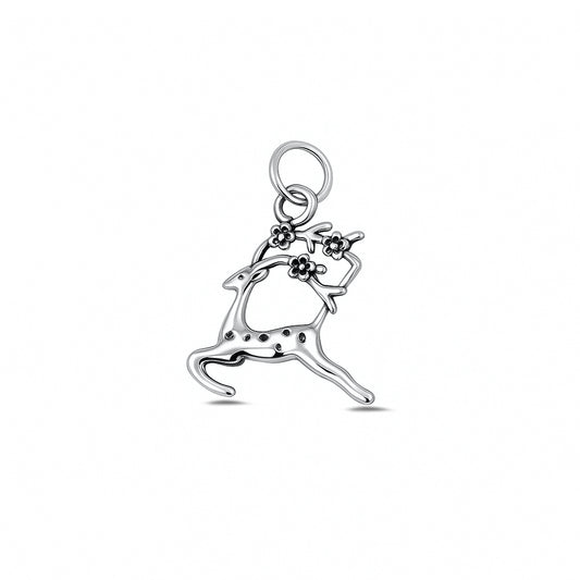 Silver Pendant - Deer