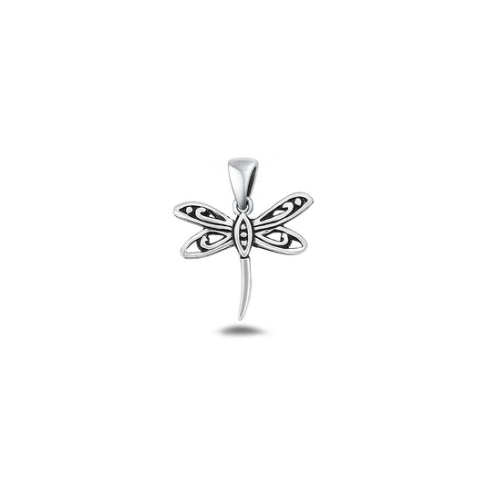 Silver Pendant - Dragonfly