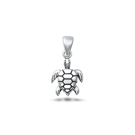 Silver Pendant - Turtle