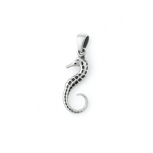 Silver Pendant - Seahorse
