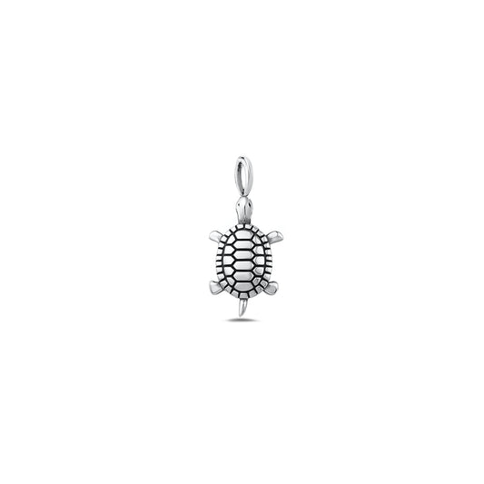 Silver Pendant - Turtle